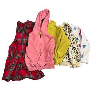 5 Piece Girls 5T Fall Winter Clothing Bundle Lot NWT Cozy Cute Toddler Outfits
